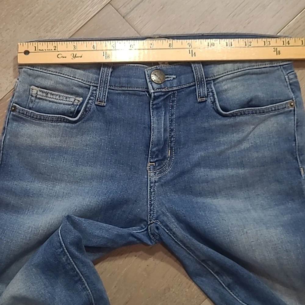 Current/Elliott Jeans Women's sz 24 The Stilleto Draft Low Rise Skinny Ankle